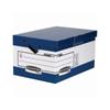 Kép 2/2 - Archiváló konténer, csapófedeles Bankers Box byFellowes® 10 db/csomag, kék