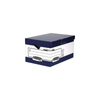 Kép 1/2 - Archiváló konténer, csapófedeles Bankers Box byFellowes® 10 db/csomag, kék