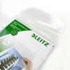 Kép 3/3 - Genotherm lefűzhető, A4, 170 micron jumbo narancsos felül behajtható fülel Leitz 5 db/csom