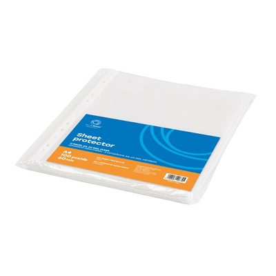Genotherm lefűzhető, A4, 60 micron víztiszta Bluering® 100 db/csomag,