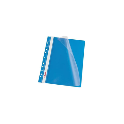 Gyorsfűző lefűzhető A4, PP  10 db/csomag, Esselte Vivida kék