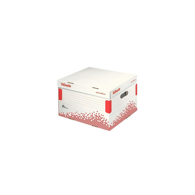 Archiváló konténer L méret újrahasznosított karton Esselte Speedbox  fehér