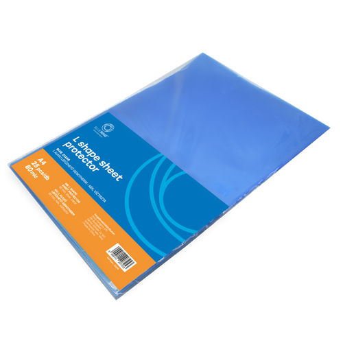 Genotherm `L` A4, 80 micron kék 25 db/csomag, Bluering®,