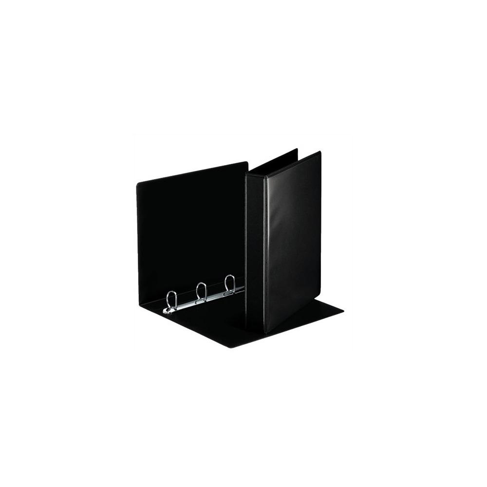 Gyűrűskönyv panorámás A4, 5cm, 4 gyűrű, D alakú, PP Esselte fekete