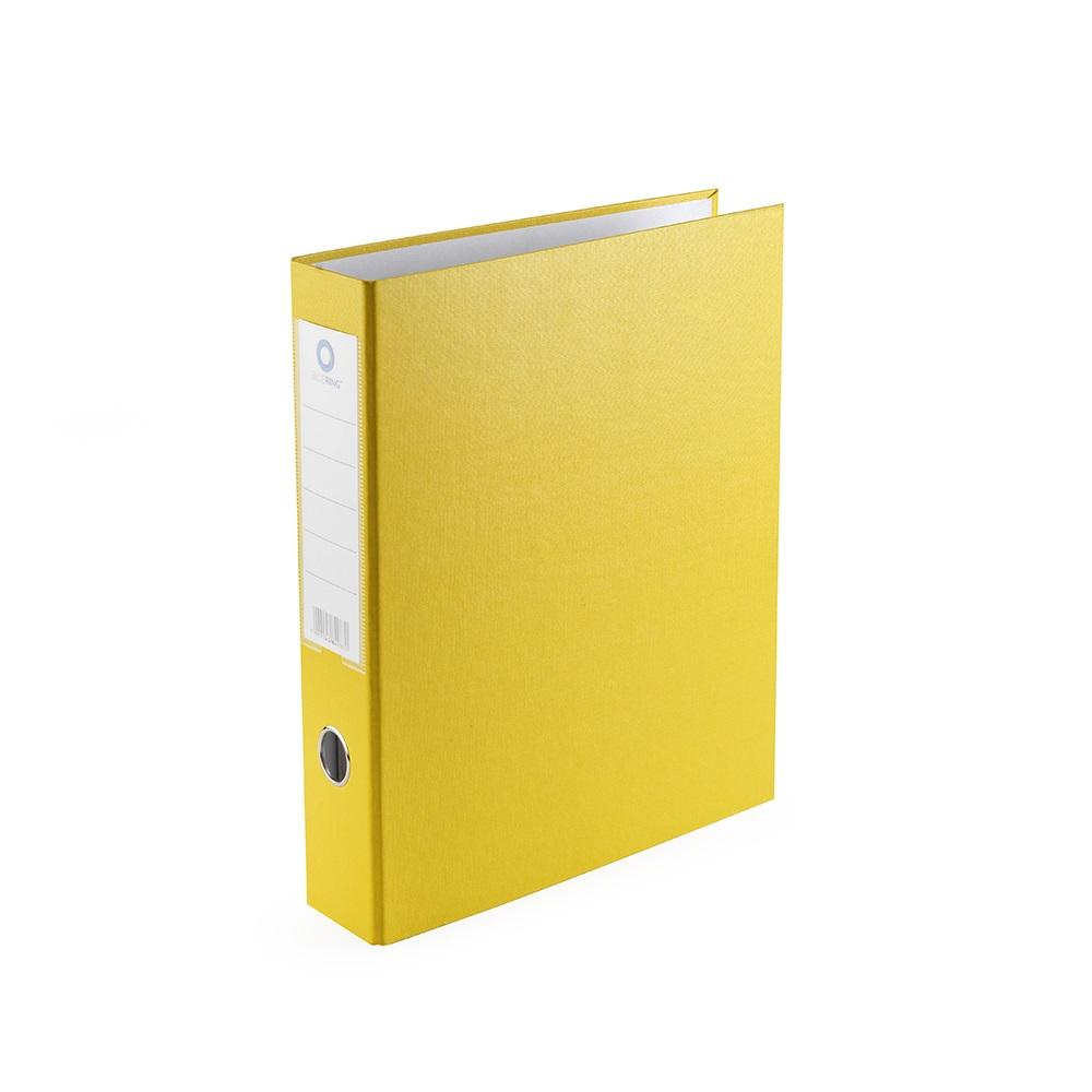 Gyűrűskönyv A4, 6,5cm, 4 gyűrűs sárga