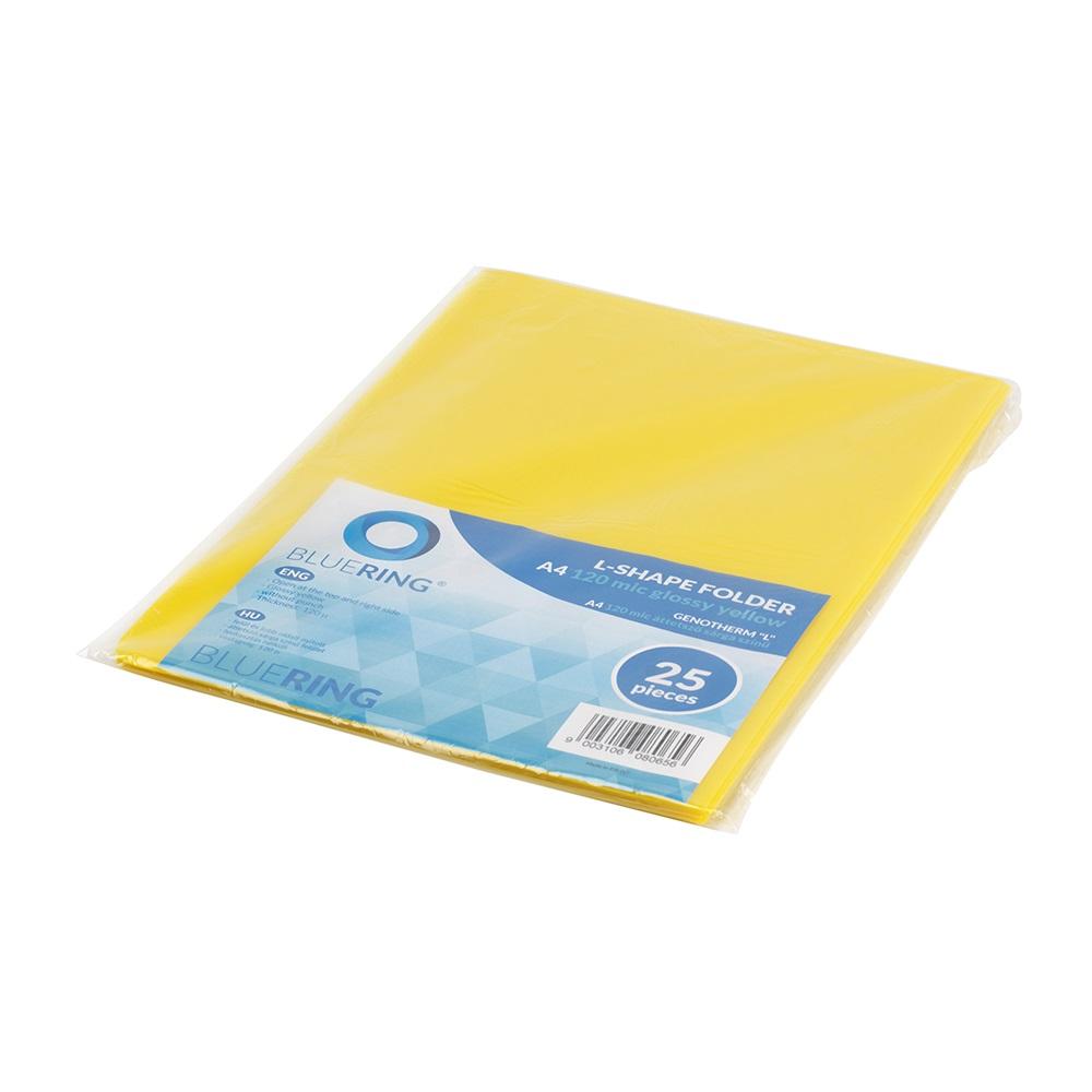 Genotherm `L` A4, 80 micron sárga 25 db/csomag, Bluering®,