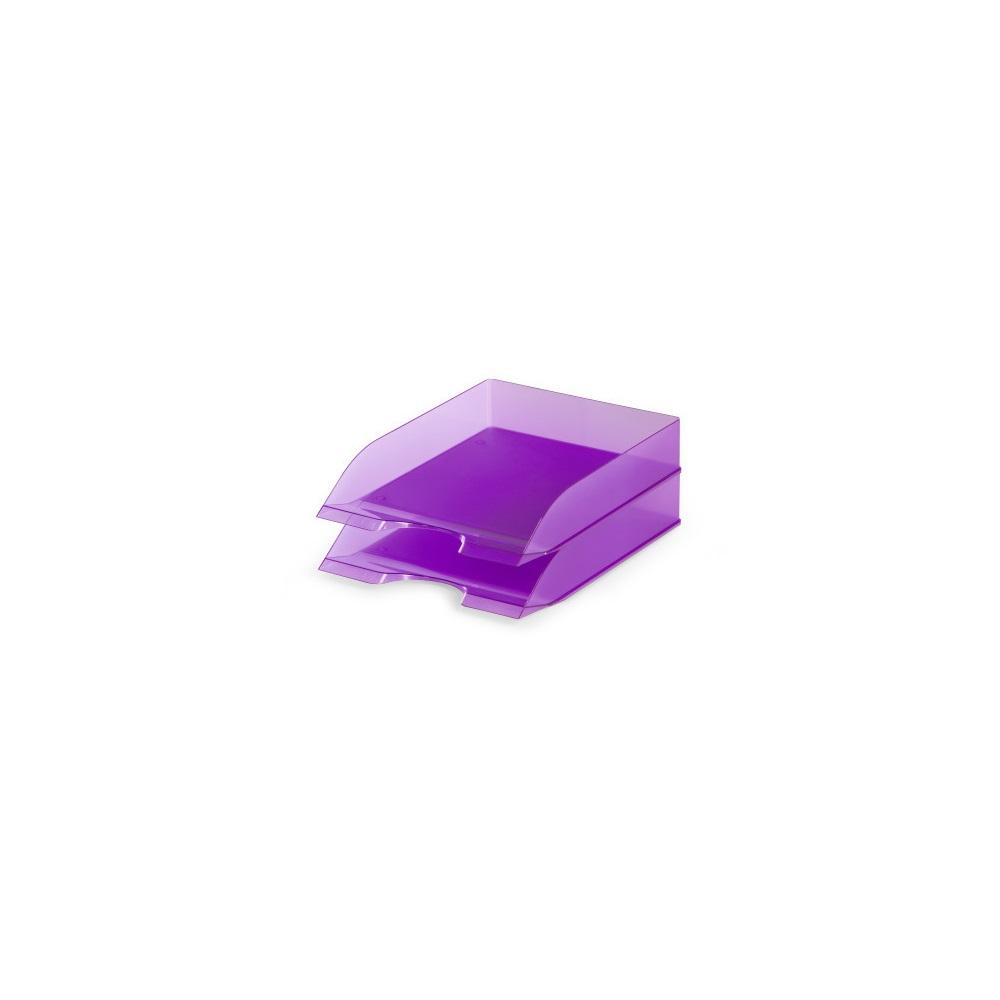 Irattálca Durable Basic, áttetsző lila