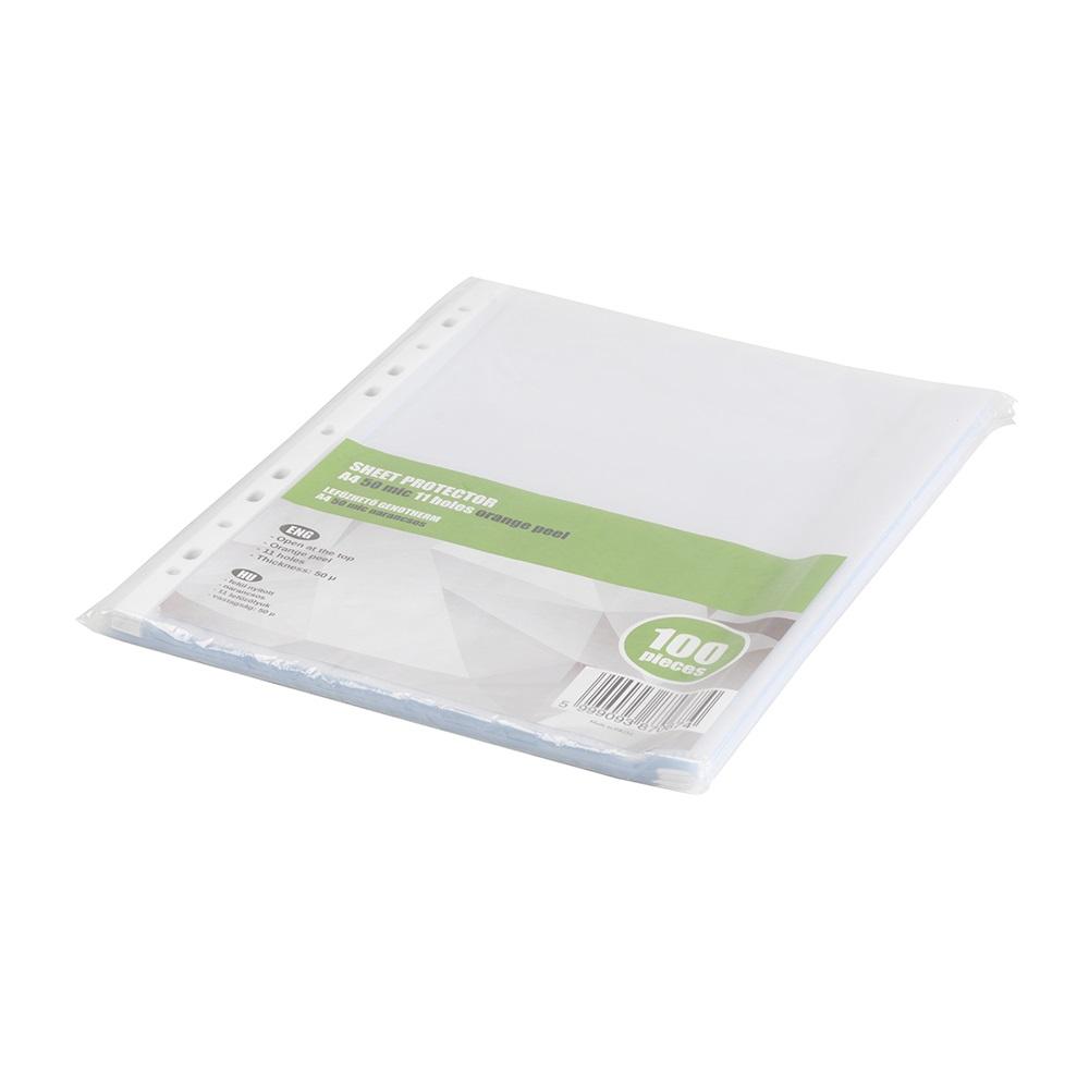Genotherm lefűzhető, A4, 50 micron narancsos Greeni 100 db/csomag,