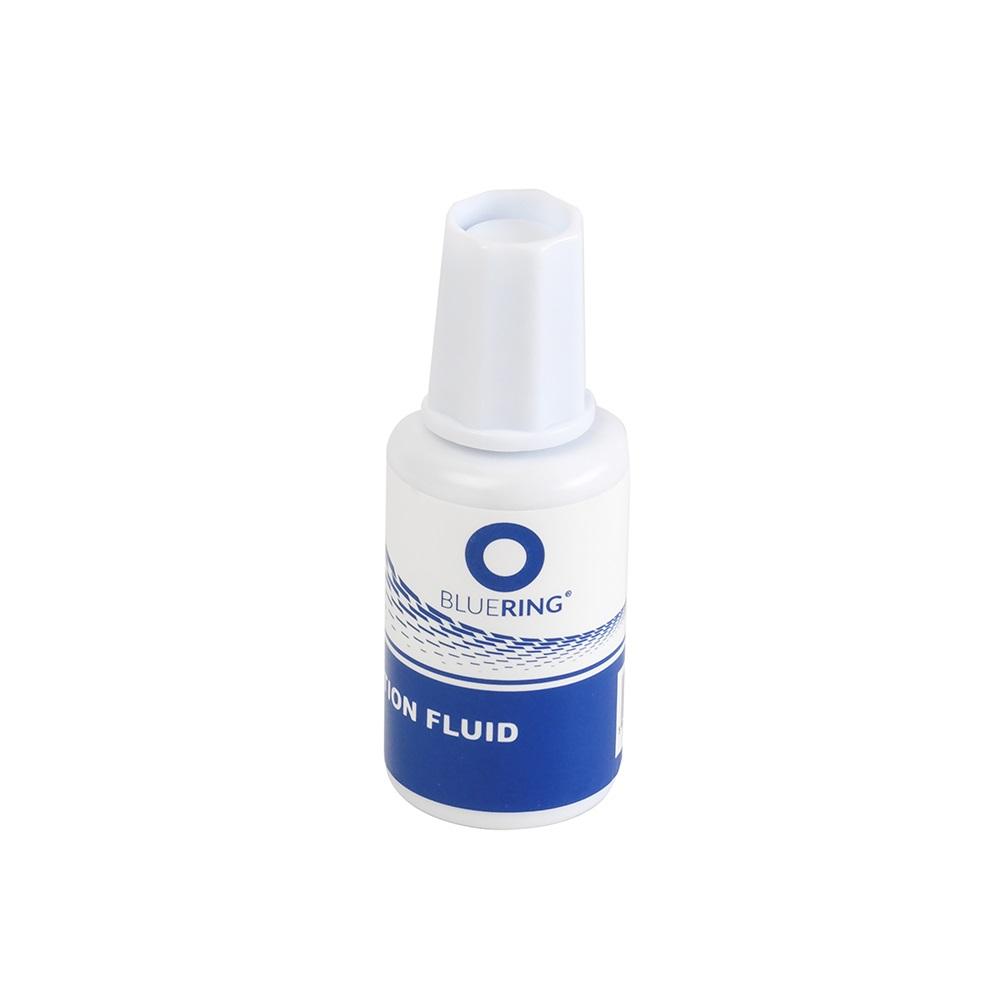 Hibajavító folyadék 20ml, vízbázisú szivacsos végű Bluering®