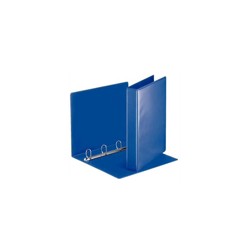 Gyűrűskönyv panorámás A4, 5cm, 4 gyűrű, D alakú, PP Esselte kék