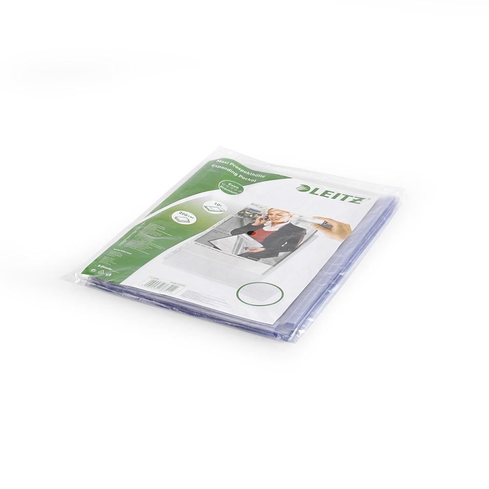 Genotherm lefűzhető, A4, 170 micron jumbo katalógustartó Leitz 10 db/csomag,